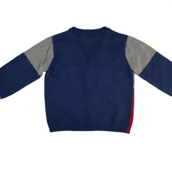 H&M Colourblock V-Neck Cardigan Sweater size 6-9 Months - Picture 4 of 9